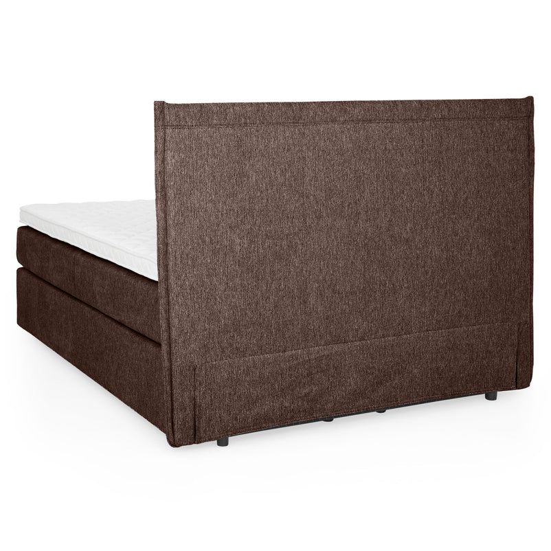 CARLINI Pat tapițat 160x200 cm, saltea și topper incluse