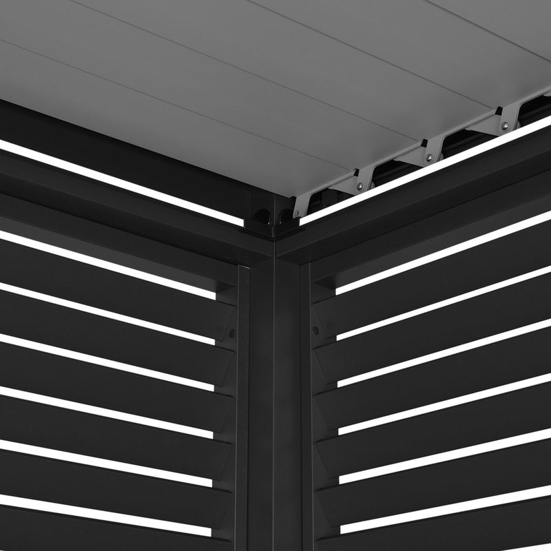 ROSARIO Set 4 panouri lamele fixe pergolă bioclimatică