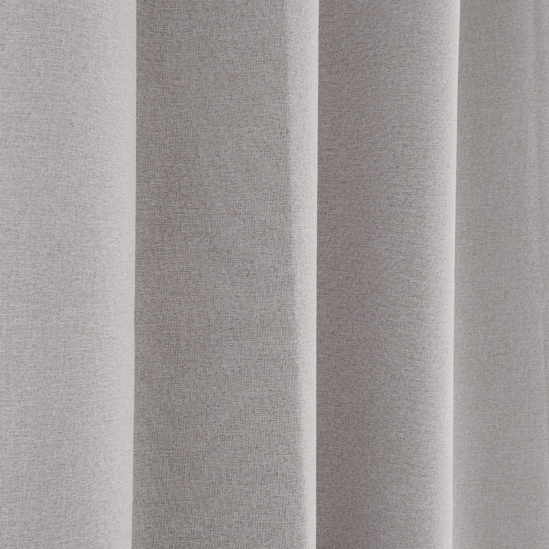 FINN Draperie cu inele metalice, 140x260cm