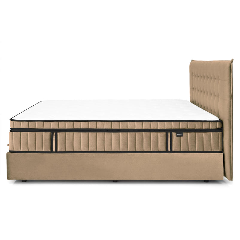 OPERA Pat tapițat, somieră rabatabilă, ladă și saltea incluse