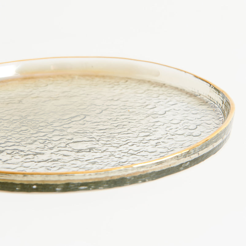 STEEP Farfurie, sticlă, D.19.5cm