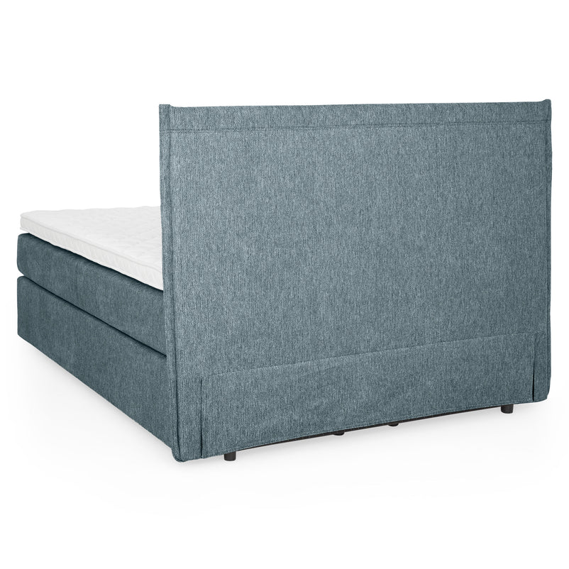 CARLINI Pat tapițat 160x200 cm, saltea și topper incluse