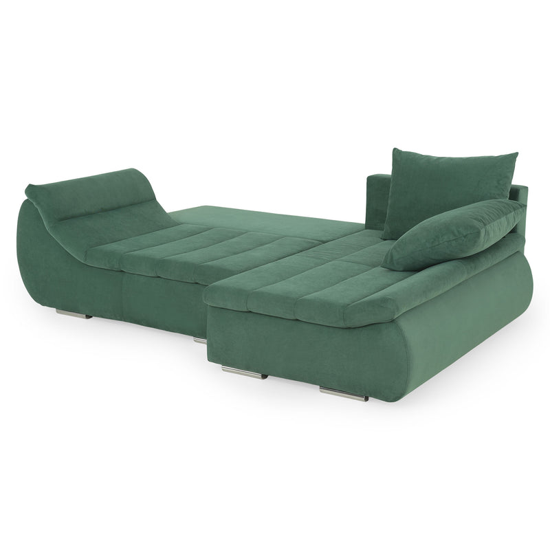 MINIDIAZ Canapea extensibilă, șezlong stânga/dreapta, stofă