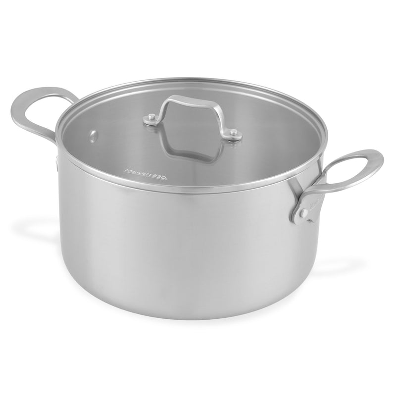 MAUVIEL Oală cu mânere și capac, inox