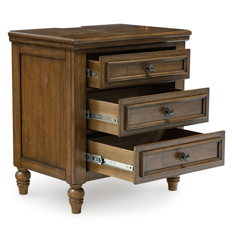 LAKEVIEW Noptieră 3 sertare