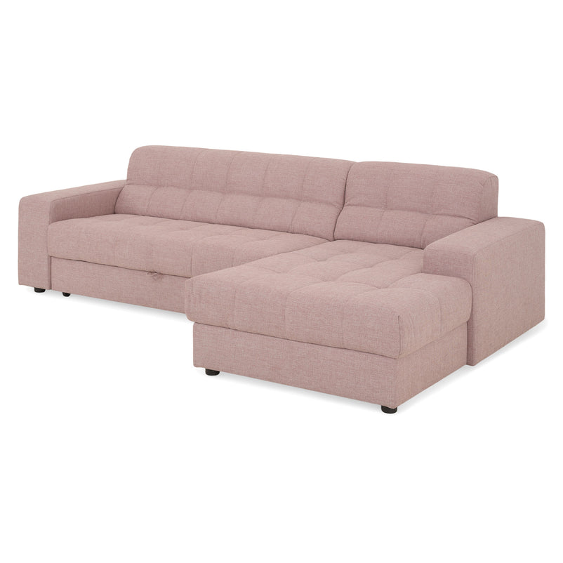 HAINES Colțar extensibil, șezlong stânga/dreapta, stofă