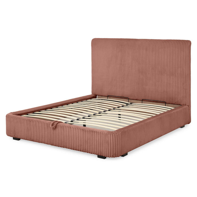 MARYANNE Pat tapițat, 160x200cm, ladă depozitare inclusă