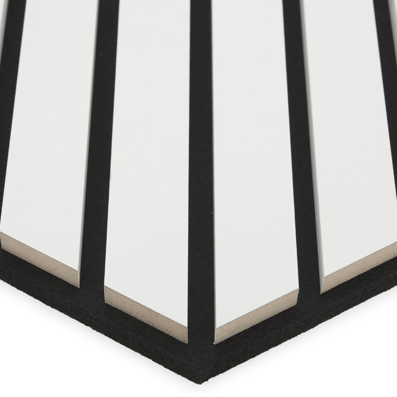 DECORIF Set 6 panouri decorative acustice hexagonale pentru perete