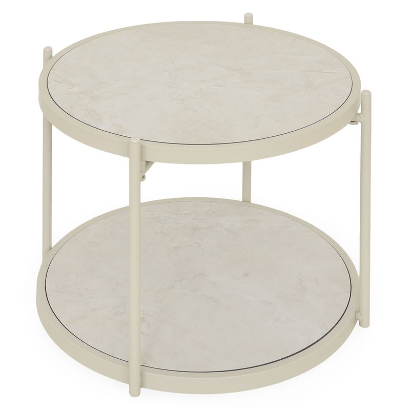 ERIS Set mobilier terasă/grădină, 2 fotolii, 2 taburete și măsuță