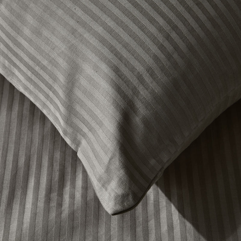 SATIN STRIPE Set așternut 4 piese, 200x220cm