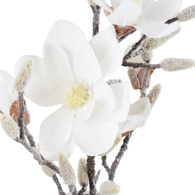SNOWY MAGNOLIA Aranjament flori artificiale