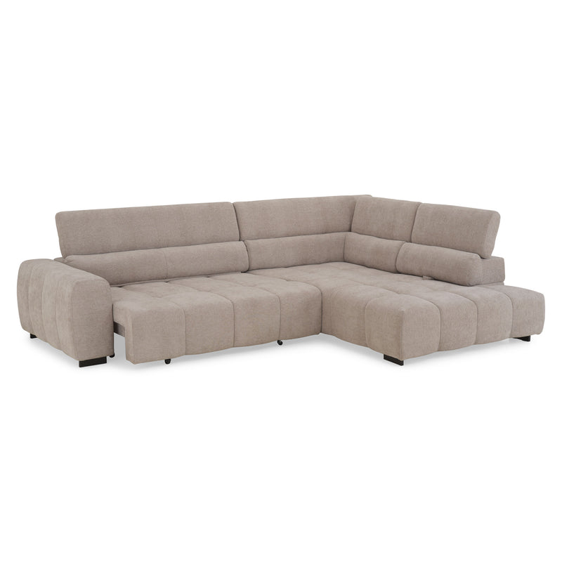 FILLIPAColțar extensibil, șezlong stânga/dreapta, stofă