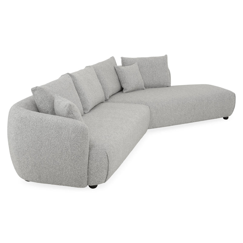 ASHBURN Canapea secțională dreapta, stofă