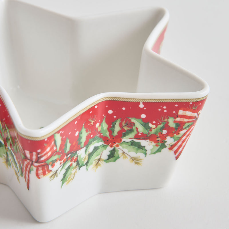 MAGIC CHRISTMAS Bol individual, porțelan, D.12cm