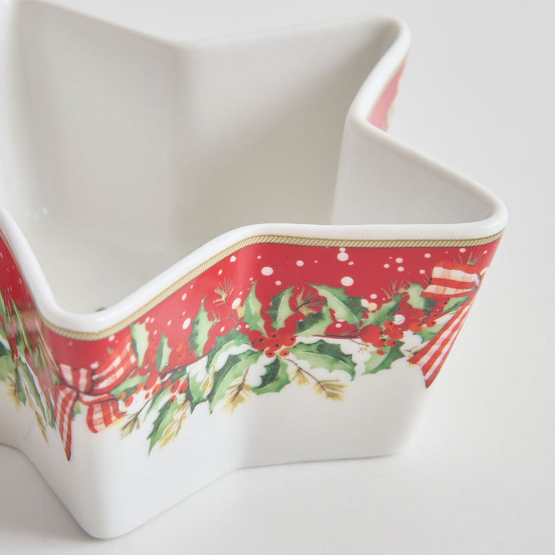 MAGIC CHRISTMAS Bol individual, porțelan, D.12cm