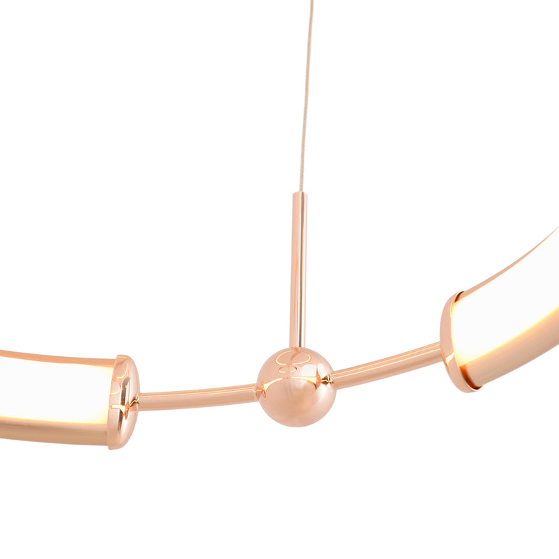 RINGS Lustră 74W LED