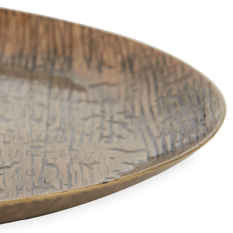 EKANTA Tavă servire, aluminiu, D.31cm