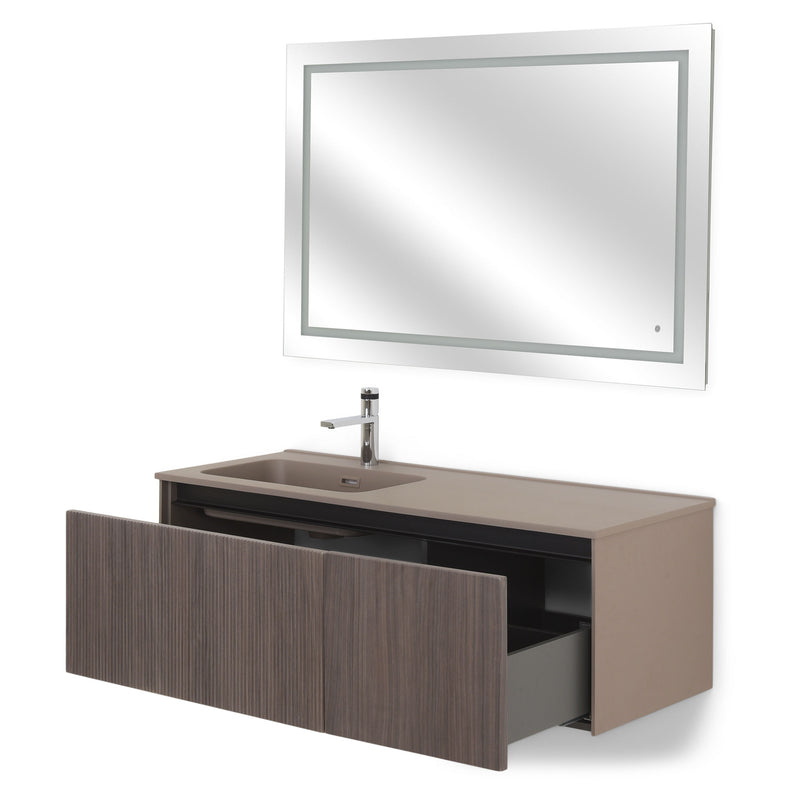 CRIO/RADIANCE Set mobilier baie, mască lavoar, lavoar, oglindă LED