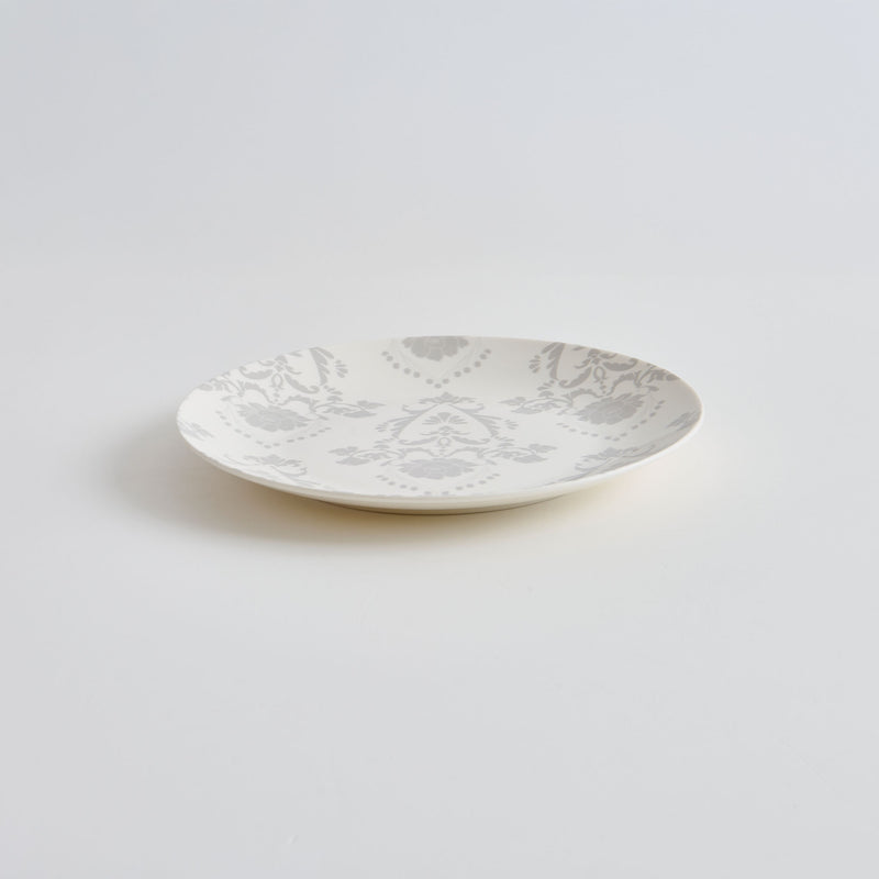 TIFFANY Set 4 farfurii desert, porțelan, D.20cm