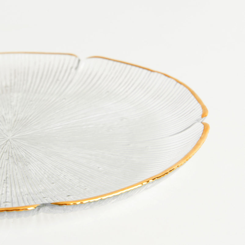 ZOREN Farfurie, sticlă, D.21cm