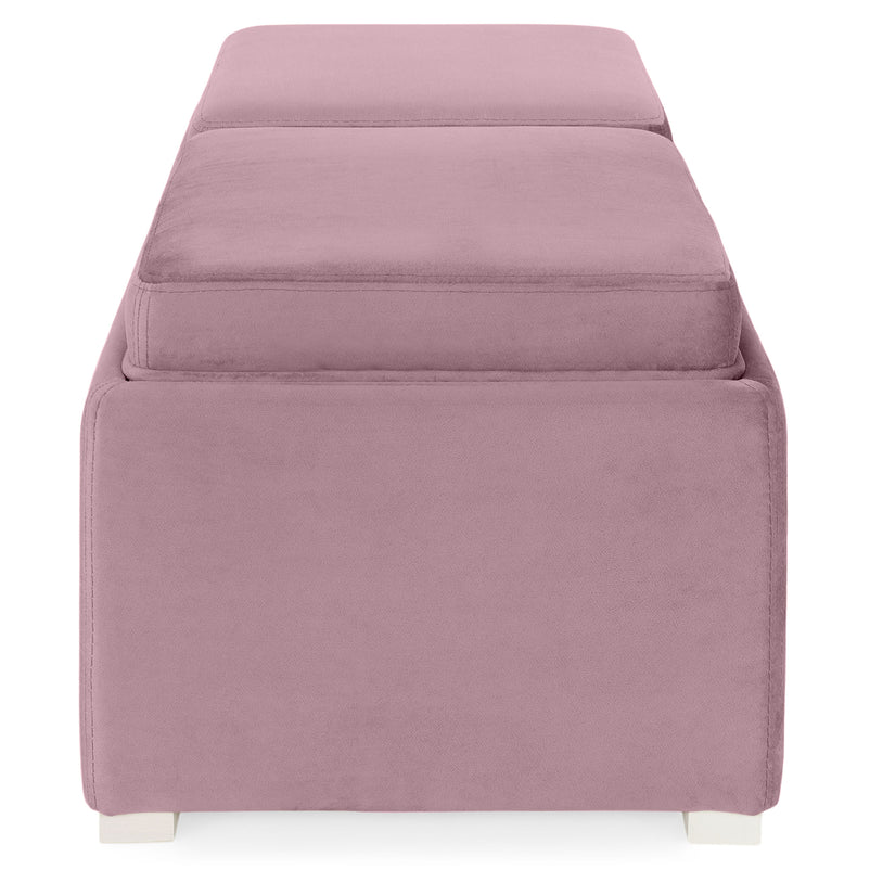 CUBIX Banchetă cu spațiu depozitare, stofă