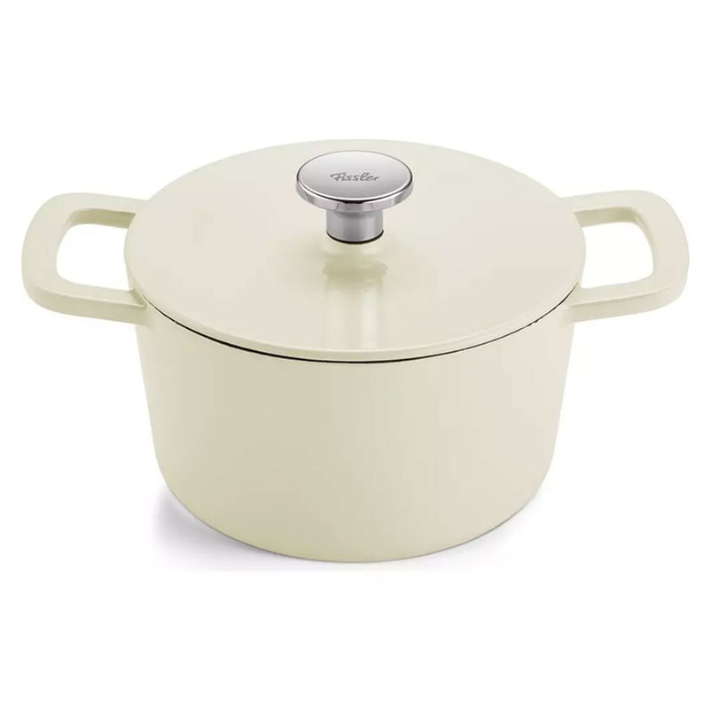 MOMENTS Oală cu mânere și capac, fontă, D.20cm