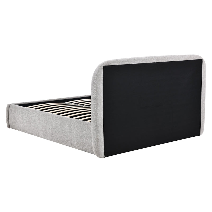 GILDA Pat tapițat, 160x200cm, somieră rabatabilă și ladă depozitare incluse