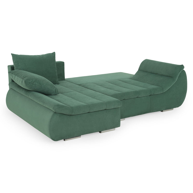 MINIDIAZ Canapea extensibilă, șezlong stânga/dreapta, stofă