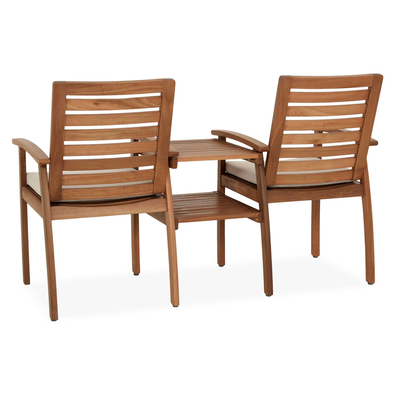 SOUTHBANK Set mobilier terasă/grădină, 2 scaune și măsuță