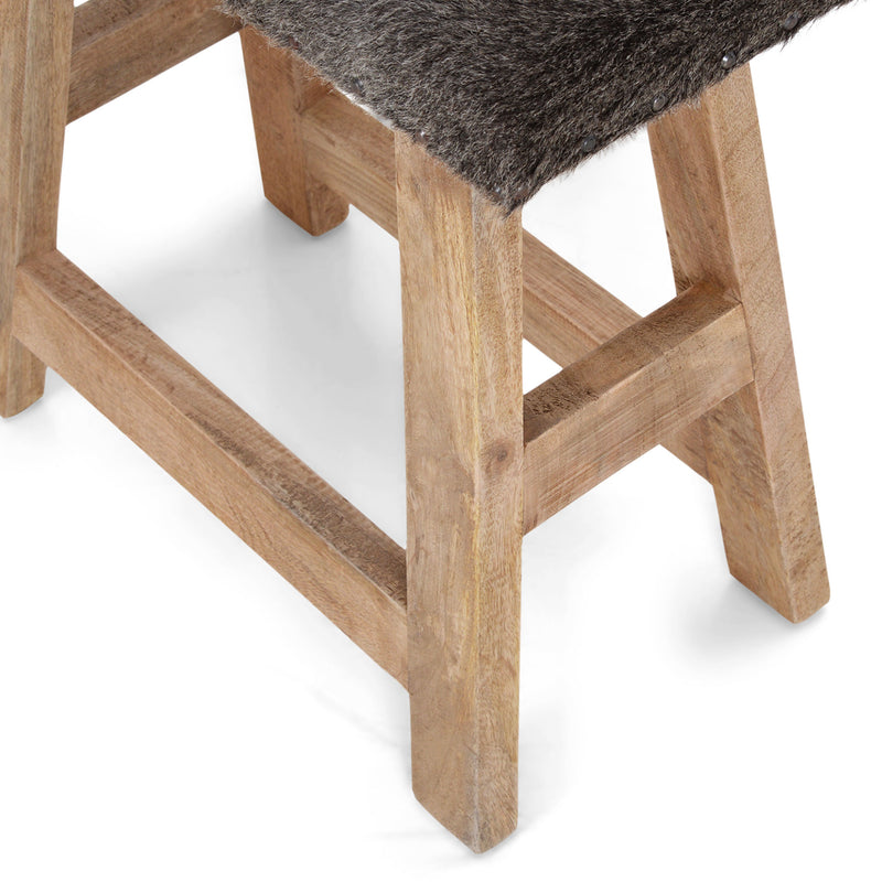 ANDE Taburet, piele naturală