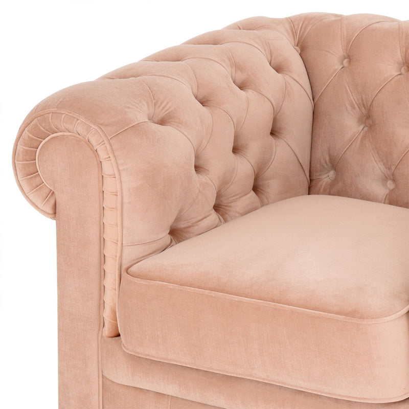 CHESTERFIELD Fotoliu, stofă - Articol resigilat