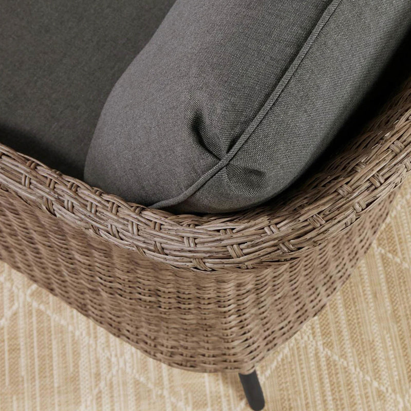 LIAM Set mobilier terasă/grădină, 2 fotolii, canapea și măsuță