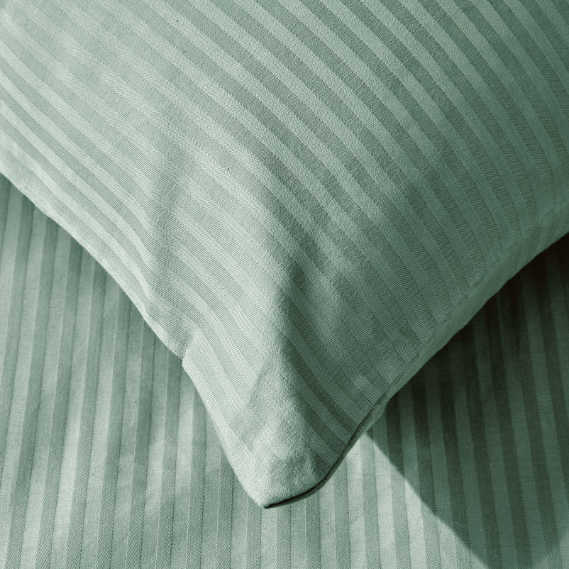 SATIN STRIPE Set așternut 4 piese, 200x220cm