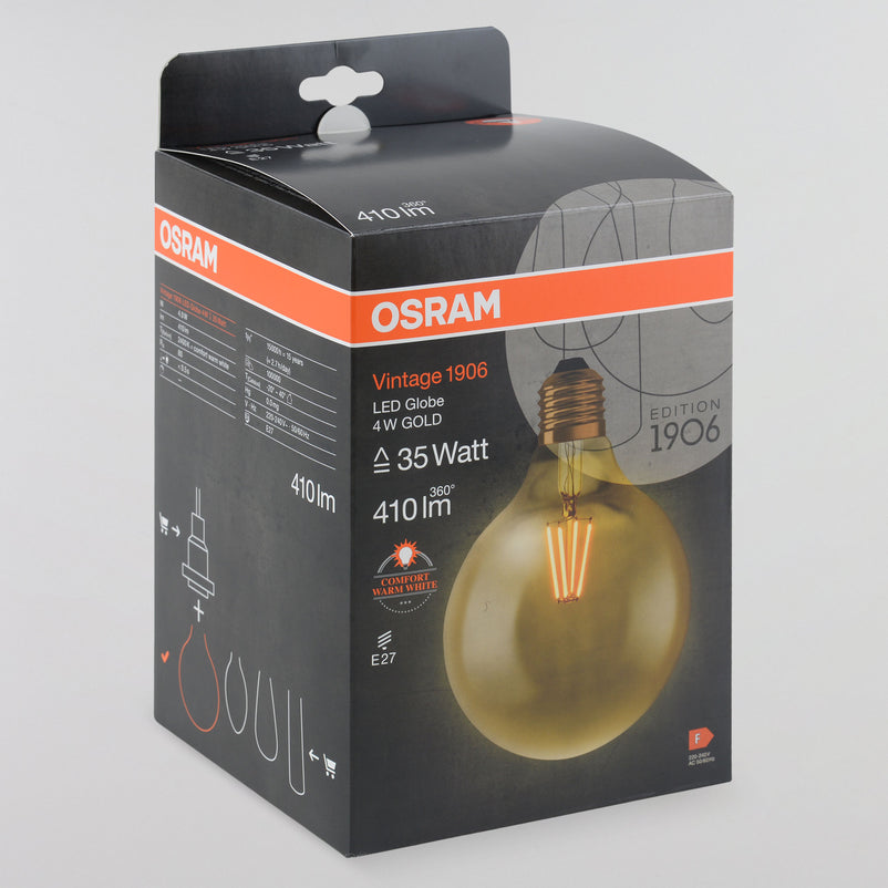 LED OSRAM VINTAGE Bec, 4W E27
