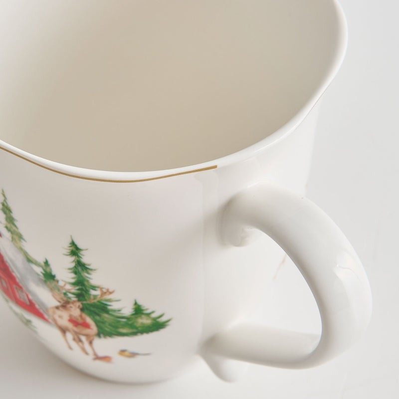 WONDERLAND Set 2 căni, porțelan, 420ml