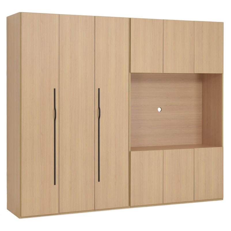 COMPACT Dressing 9 uși, spațiu TV