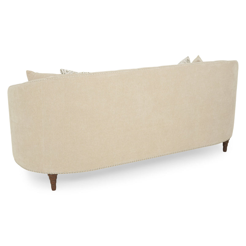 FOWEY Canapea 3 locuri, 4 perne decorative incluse, stofă