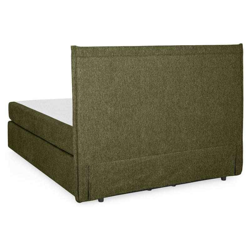 CARLINI Pat tapițat boxspring, 160x200cm, saltea inclusă