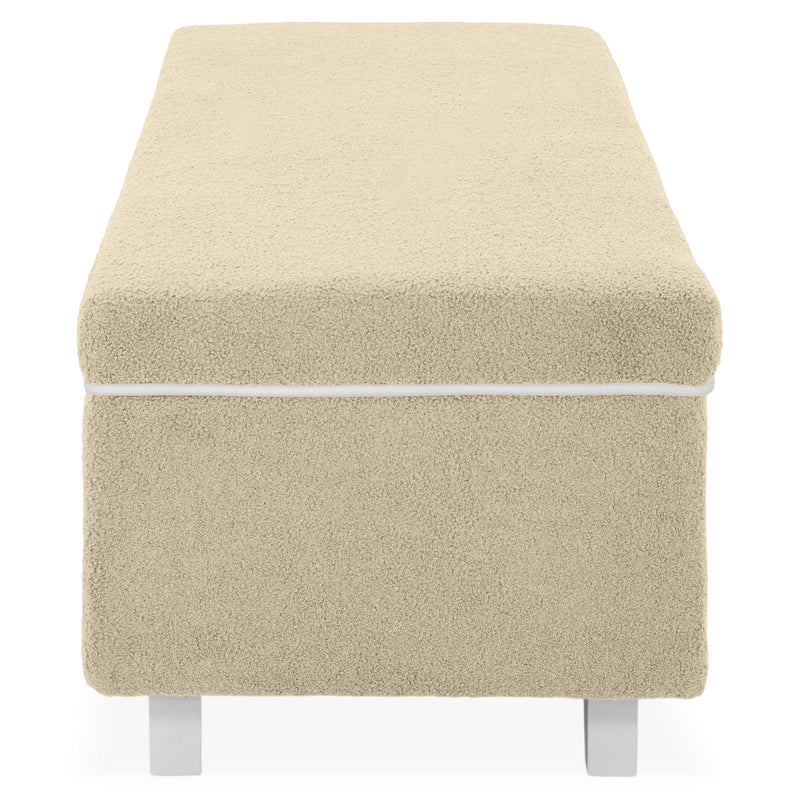 KOLLE Banchetă, ladă depozitare inclusă, stofă