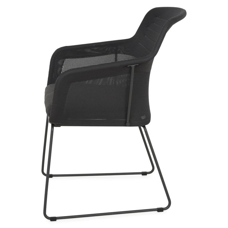 BEZIER Set mobilier terasă/grădină, 4 scaune