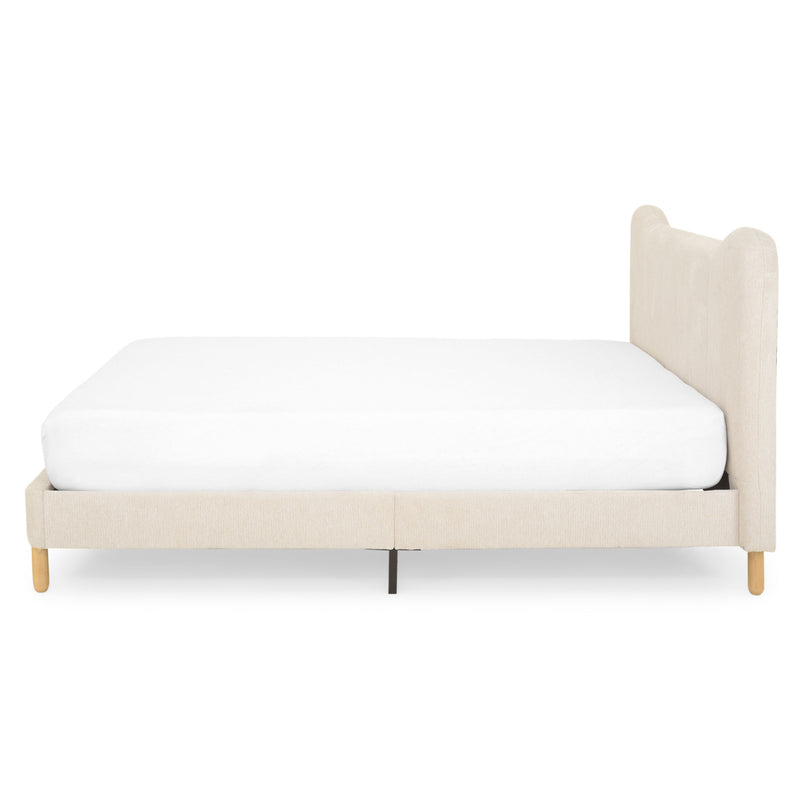 MINEOLA Pat tapițat, 160x200cm, somieră inclusă