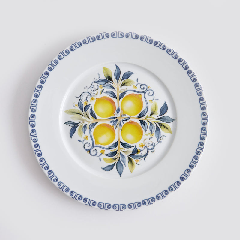 LEMONS Set veselă, porțelan, 24 piese