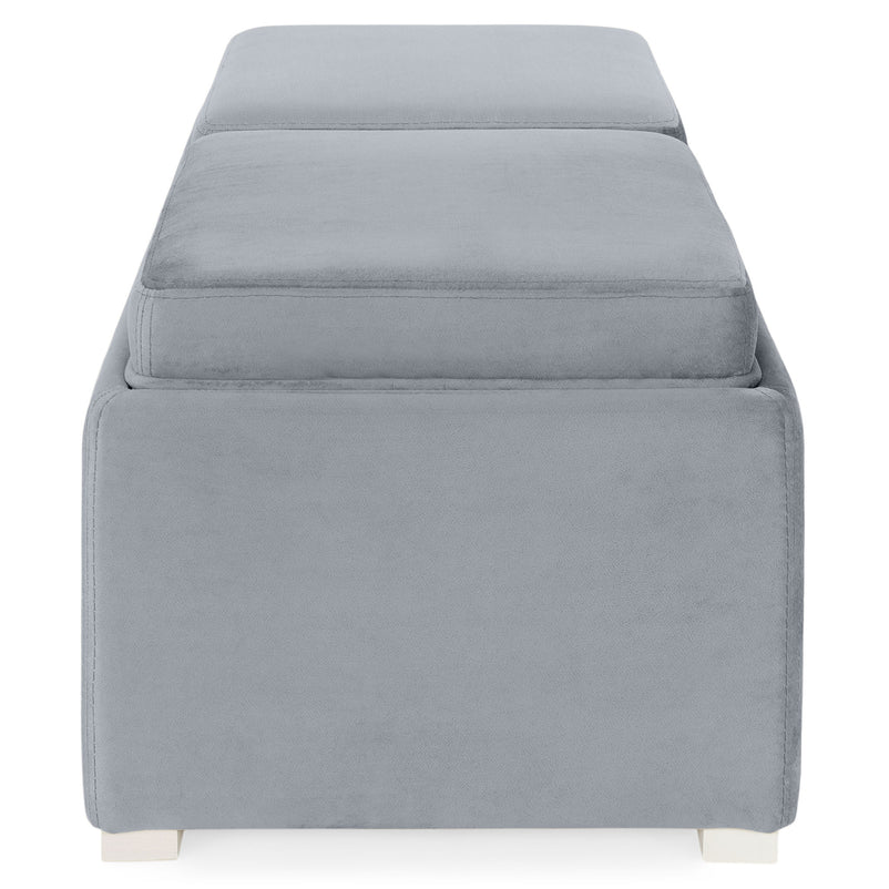 CUBIX Banchetă cu spațiu depozitare, stofă