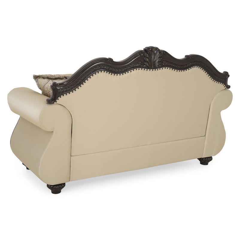 WINDSOR Canapea 2 locuri, 3 perne decorative incluse, stofă