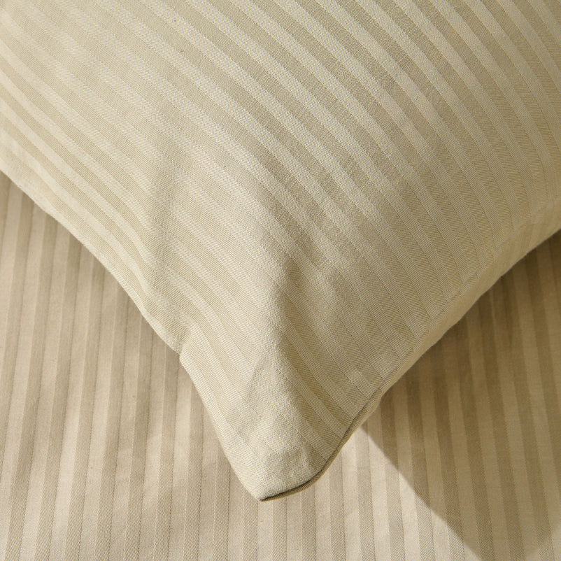 SATIN STRIPE Set așternut 4 piese, 200x220cm