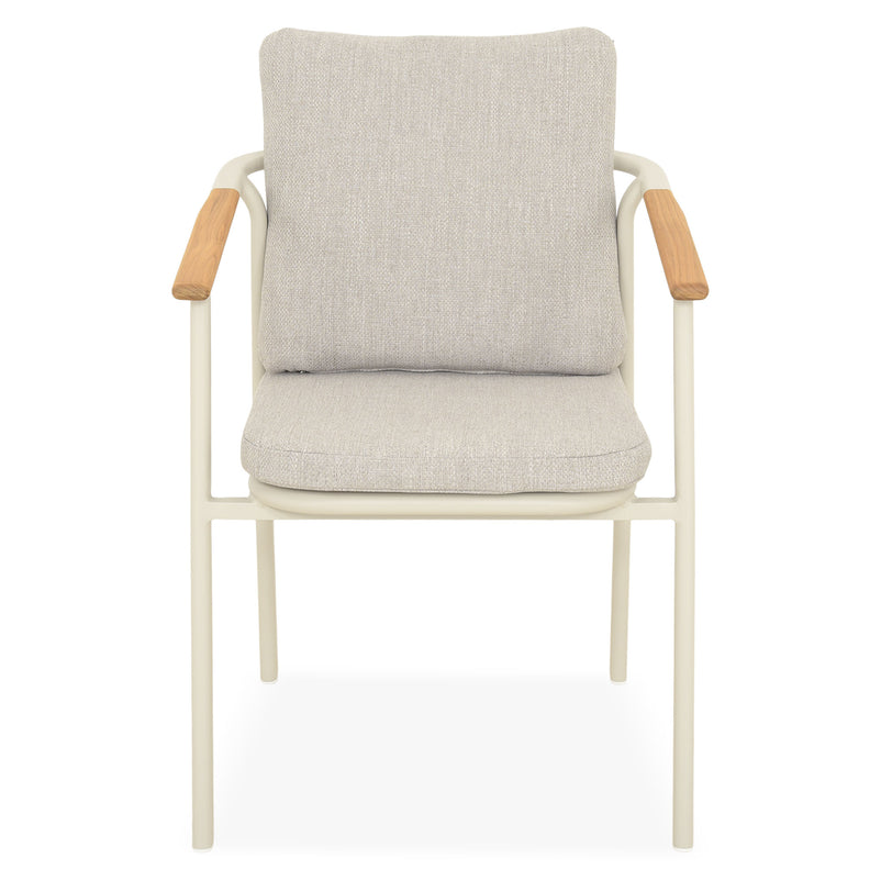 SALLY Set mobilier terasă/grădină, 6 scaune și masă extensibilă