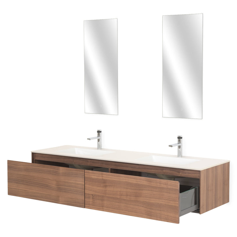 HERA/GAMMA Set mobilier baie, mască lavoar, lavoar, 2 oglinzi
