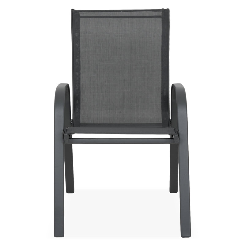 ENCORE/BASIC Set mobilier terasă/grădină, 6 scaune și masă extensibilă