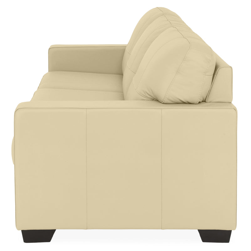 ASWAN Canapea extensibilă, 3 locuri, piele