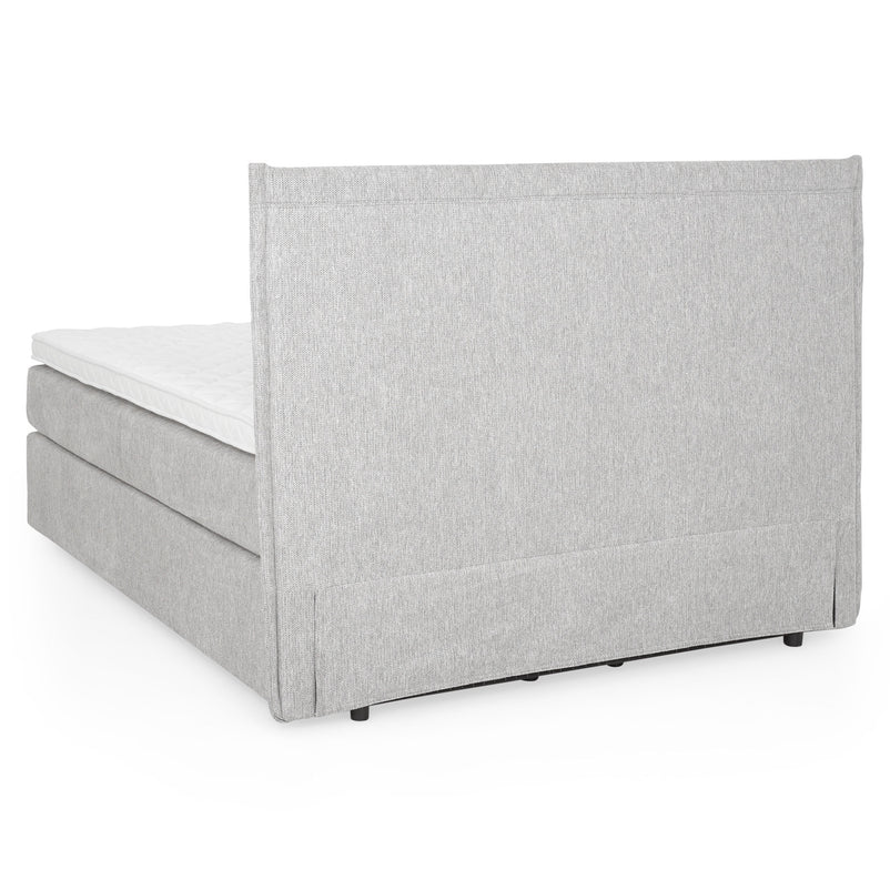 CARLINI Pat tapițat 160x200 cm, saltea și topper incluse